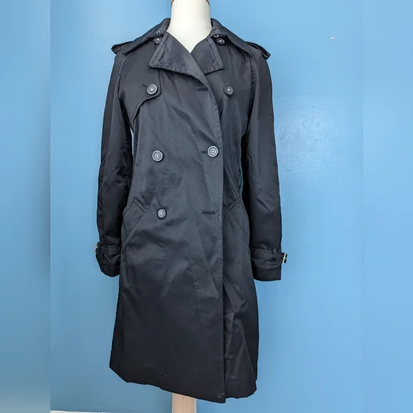 Express Jackets Coats Express Womens Black Trench Coat Size